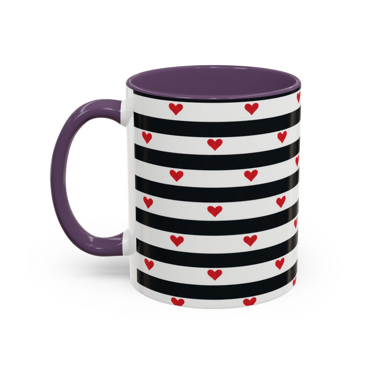TAZA MINI DE CORAZONES ROJOS