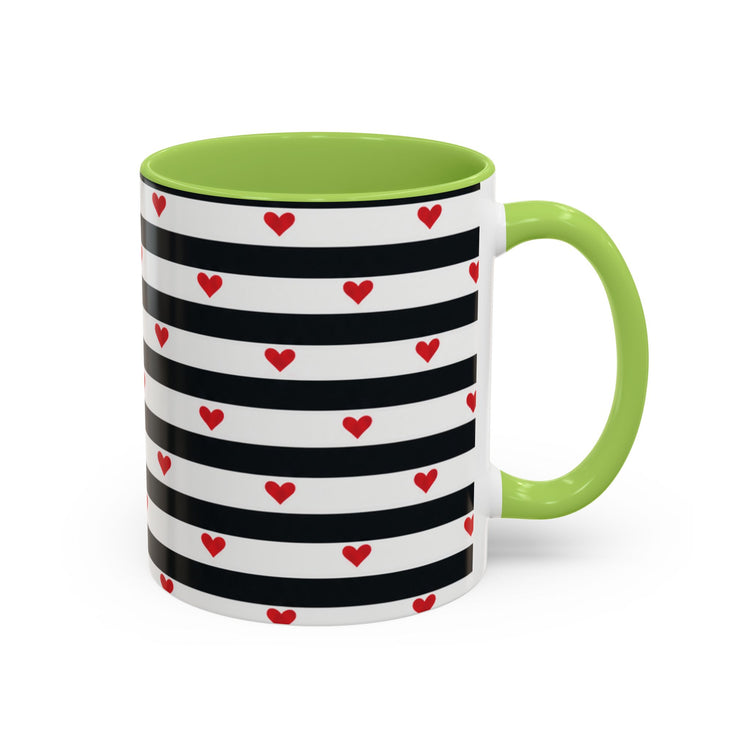TAZA MINI DE CORAZONES ROJOS