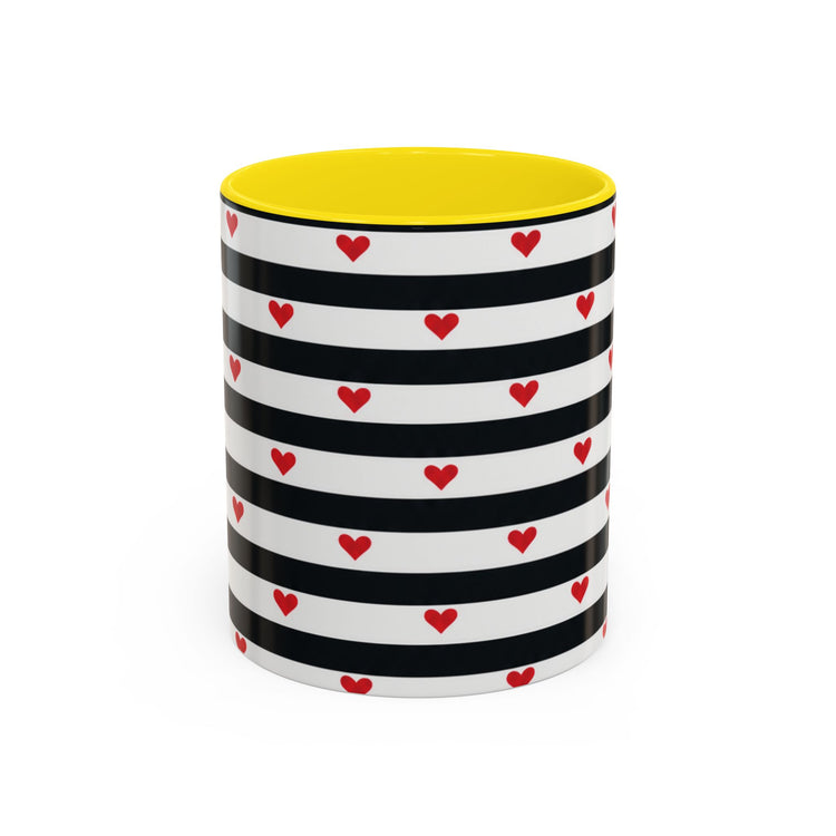 TAZA MINI DE CORAZONES ROJOS