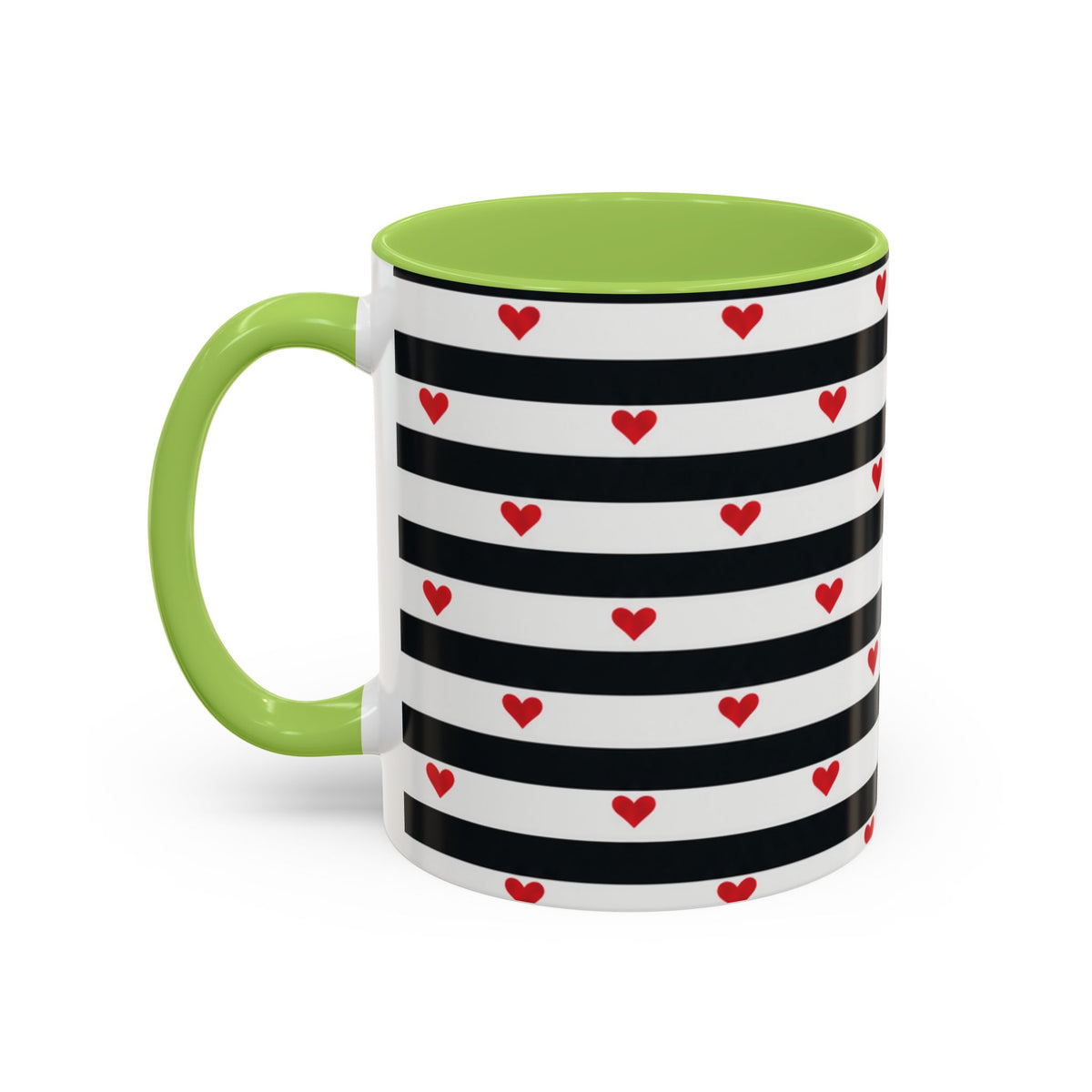 TAZA MINI DE CORAZONES ROJOS