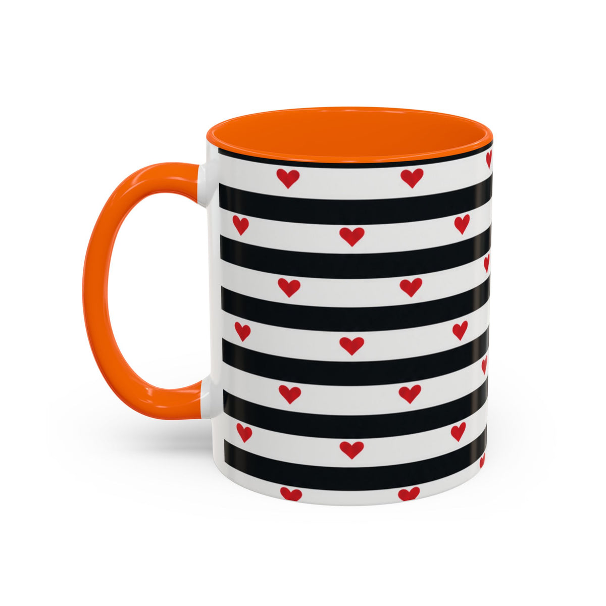 TAZA MINI DE CORAZONES ROJOS