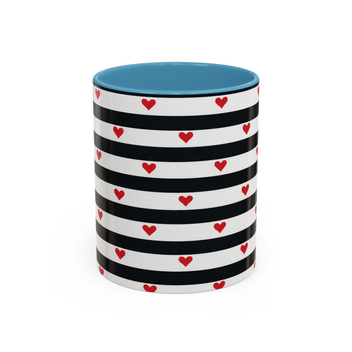 TAZA MINI DE CORAZONES ROJOS
