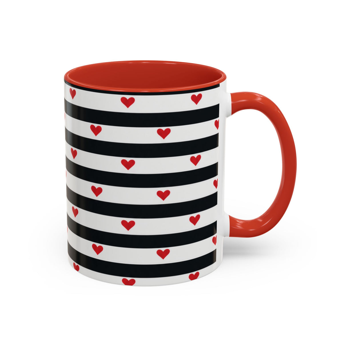 TAZA MINI DE CORAZONES ROJOS
