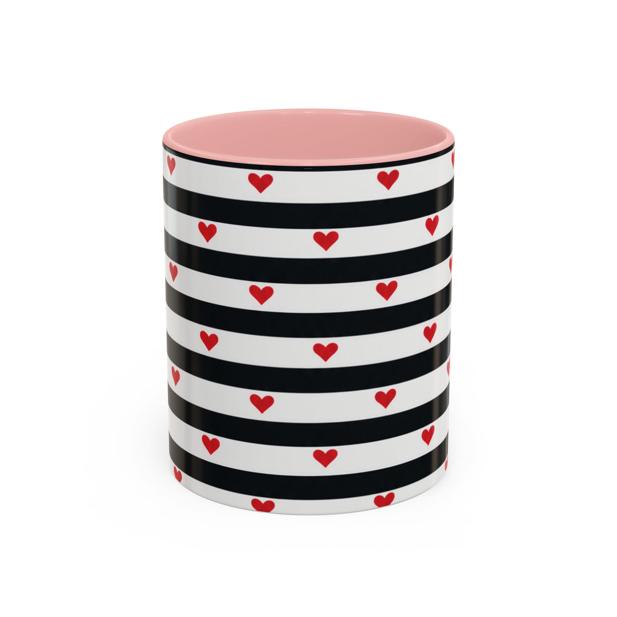 TAZA MINI DE CORAZONES ROJOS