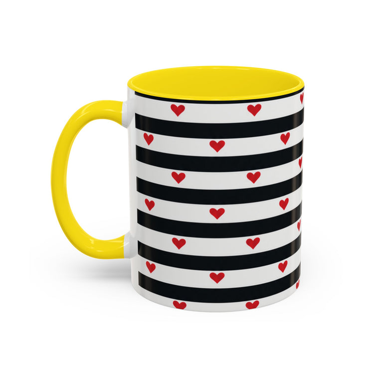 TAZA MINI DE CORAZONES ROJOS