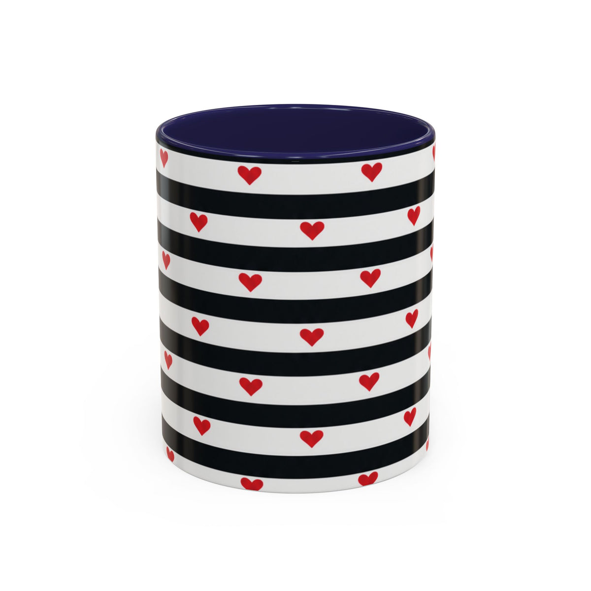 TAZA MINI DE CORAZONES ROJOS