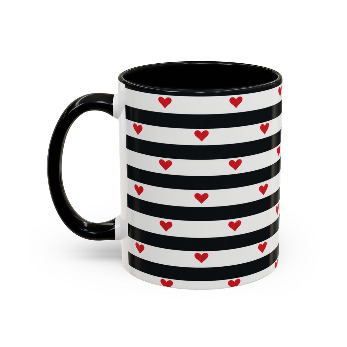 TAZA MINI DE CORAZONES ROJOS