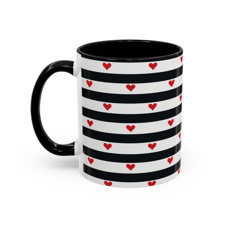 TAZA MINI DE CORAZONES ROJOS