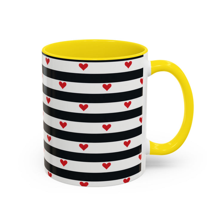 TAZA MINI DE CORAZONES ROJOS