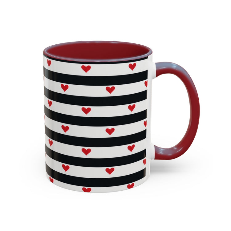 TAZA MINI DE CORAZONES ROJOS
