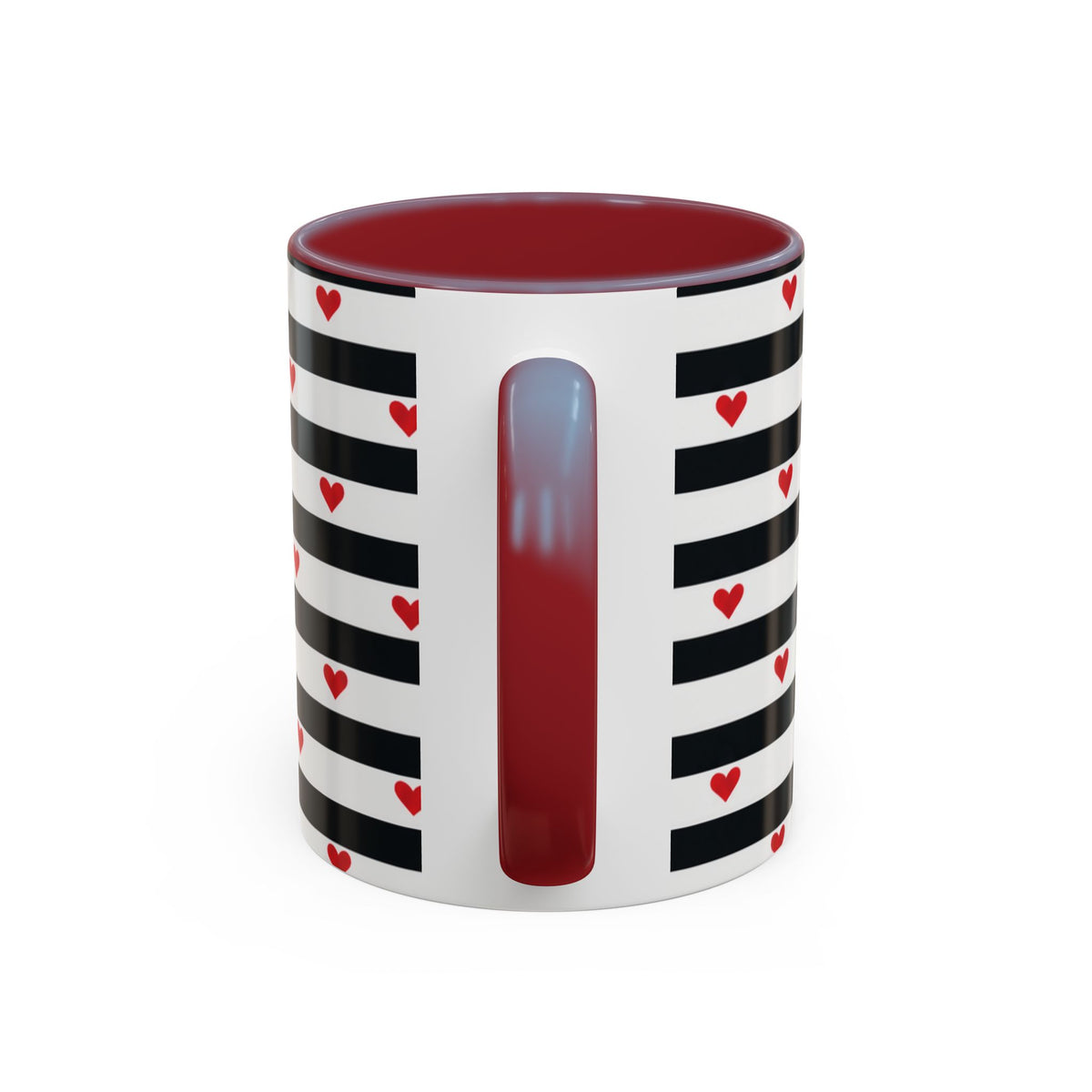 TAZA MINI DE CORAZONES ROJOS