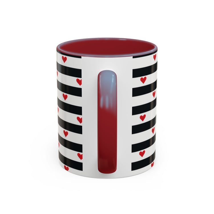 TAZA MINI DE CORAZONES ROJOS