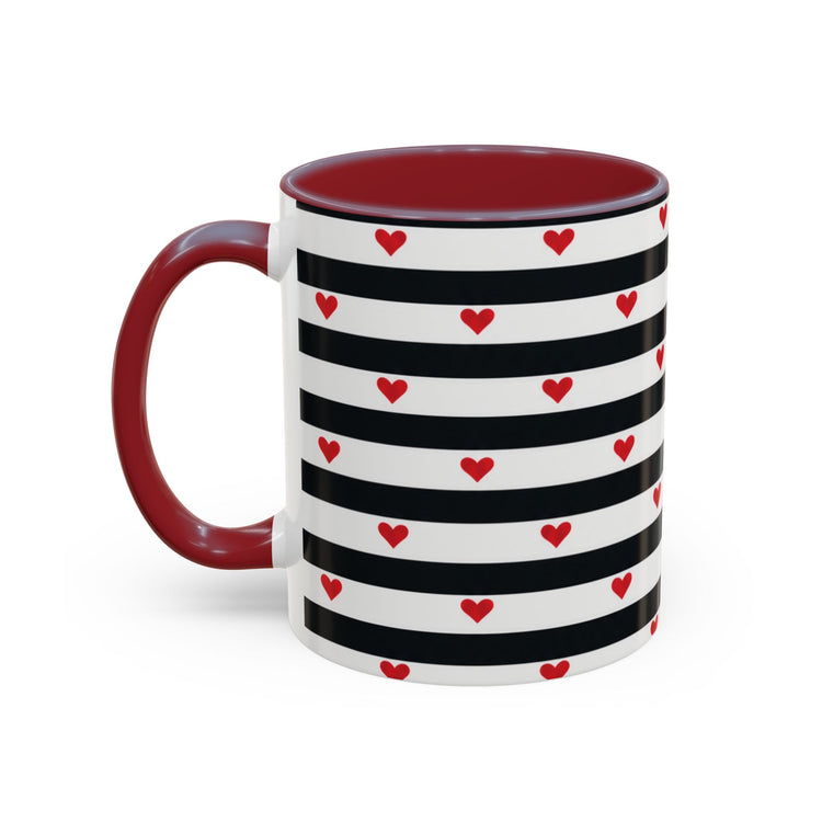 TAZA MINI DE CORAZONES ROJOS