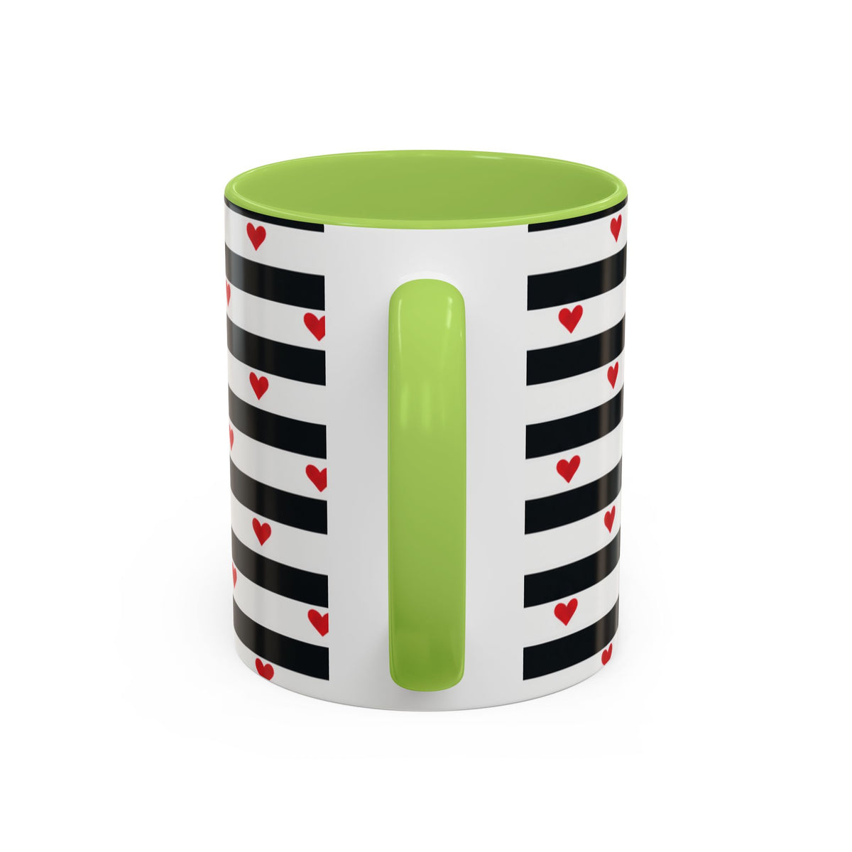 TAZA MINI DE CORAZONES ROJOS