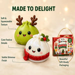 Calendario de Adviento navideño de squishies