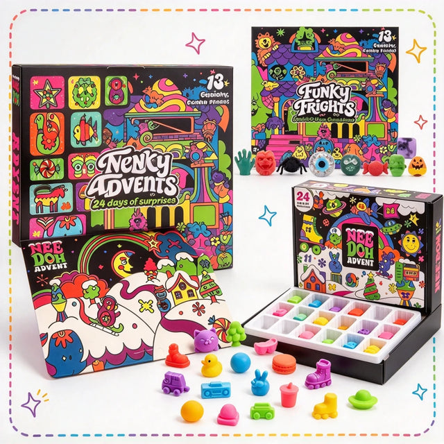 Calendario de Adviento de Fidgets de Navidad