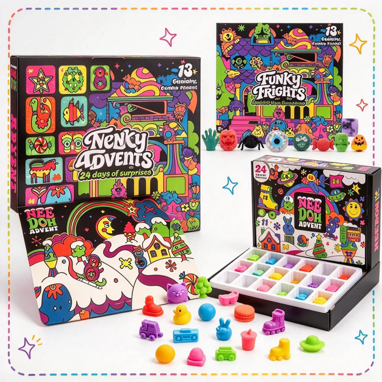Calendario de Adviento de Fidgets de Navidad