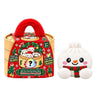 Muñeco de peluche tipo squishy de bollo navideño