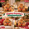 Muñeco de peluche tipo squishy de bollo navideño