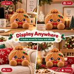 Muñeco de peluche tipo squishy de bollo navideño