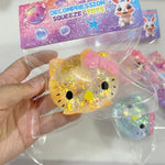 Pelota antiestrés blandita de Hello Kitty con purpurina