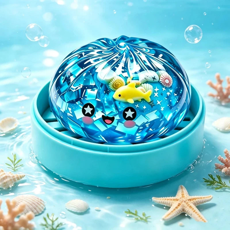 Glitter Ocean Dumpling Fidget Toy