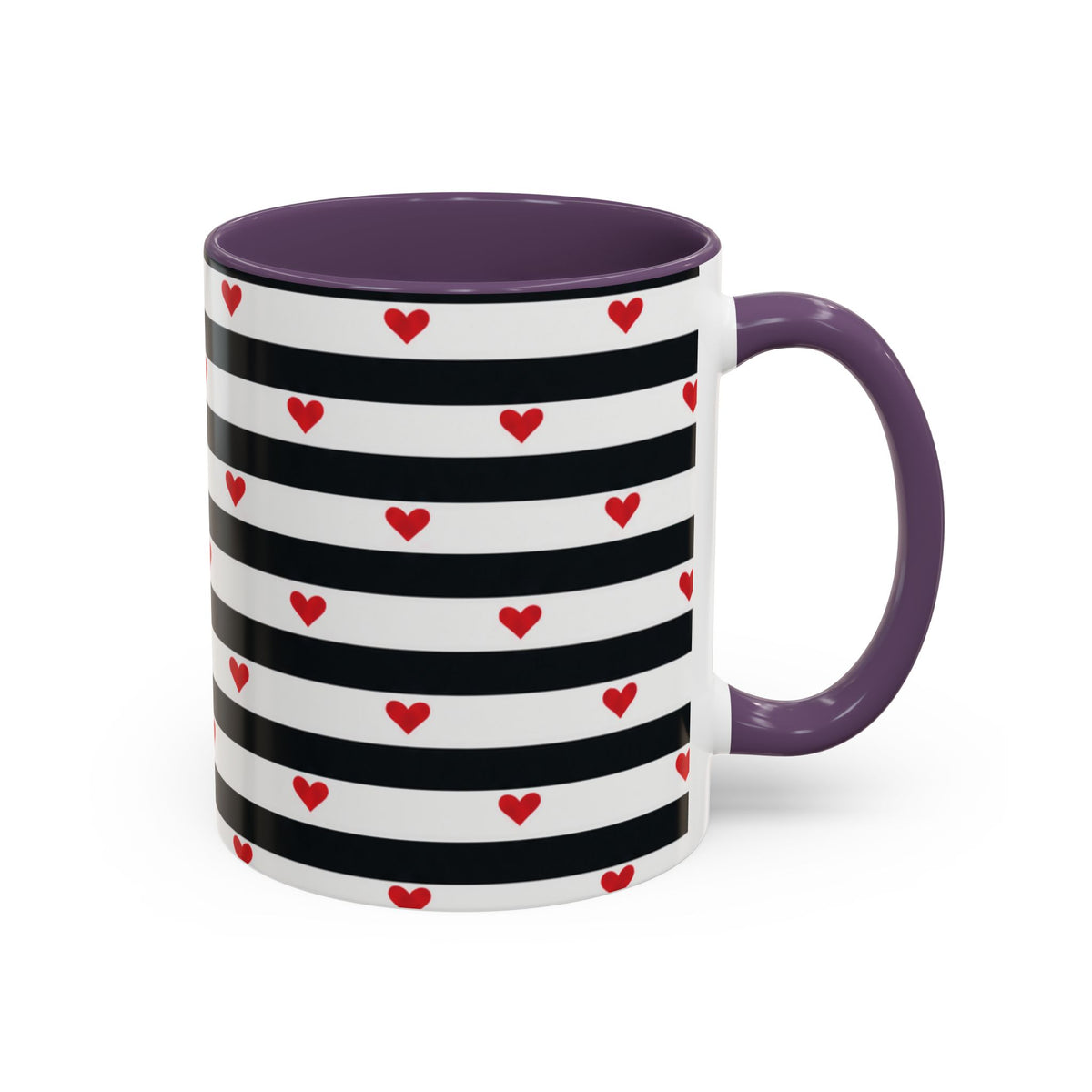 TAZA MINI DE CORAZONES ROJOS