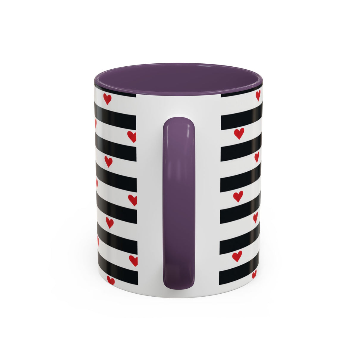 TAZA MINI DE CORAZONES ROJOS