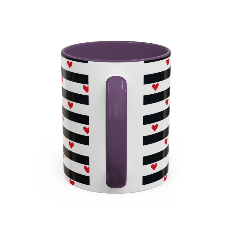 TAZA MINI DE CORAZONES ROJOS