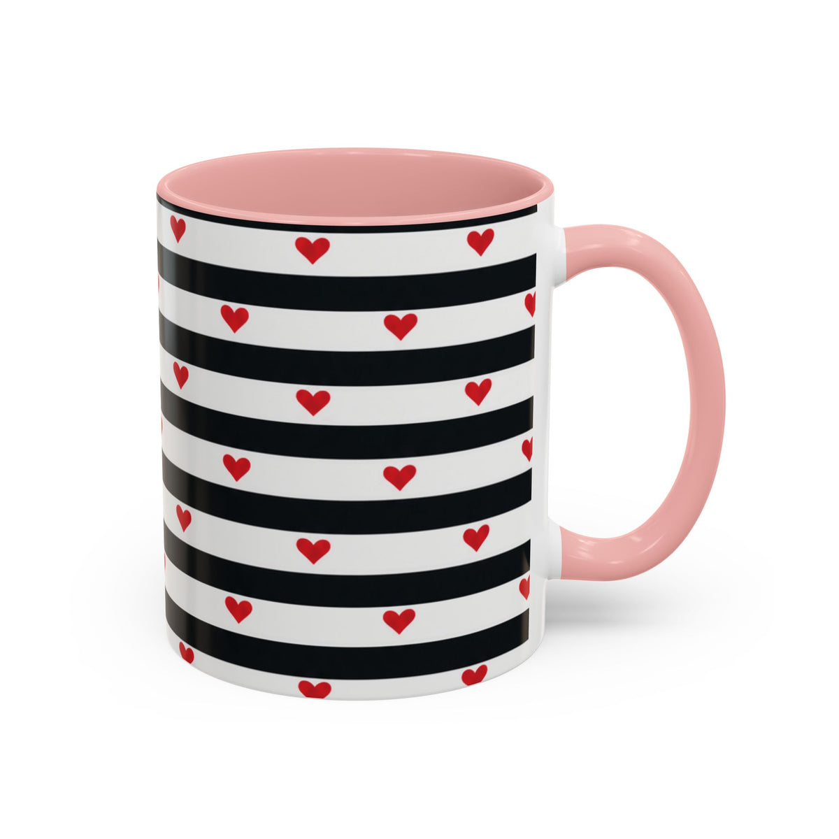 TAZA MINI DE CORAZONES ROJOS