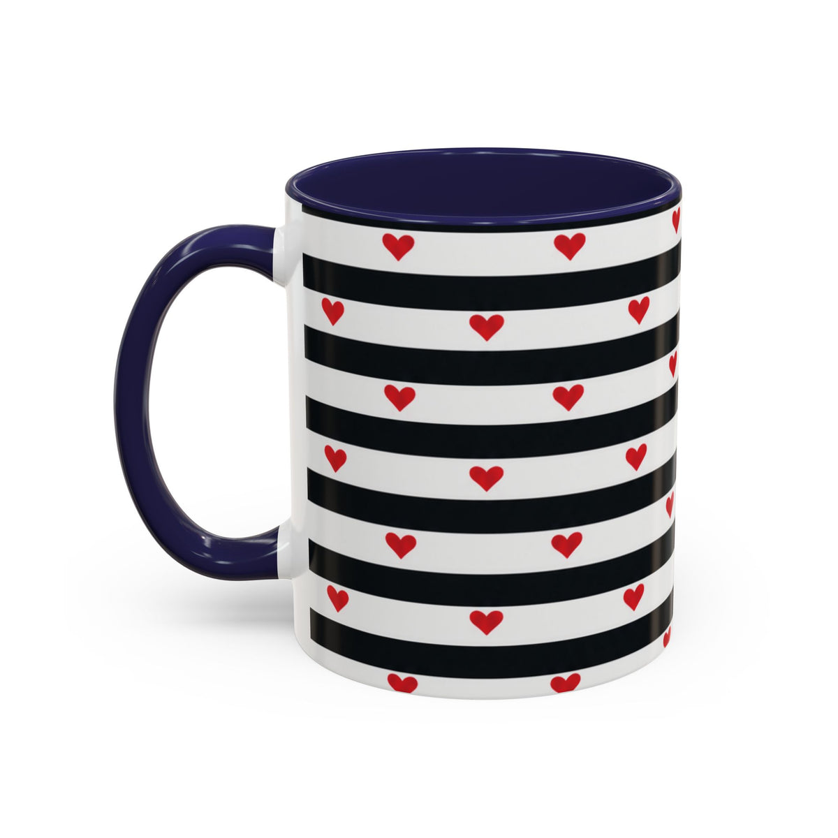 TAZA MINI DE CORAZONES ROJOS