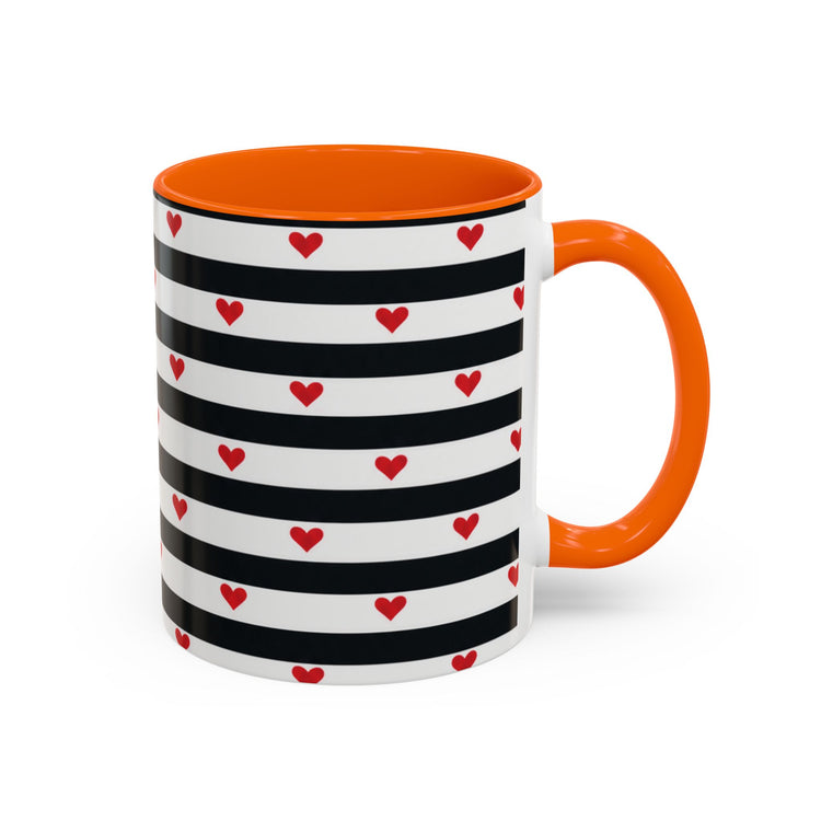 TAZA MINI DE CORAZONES ROJOS