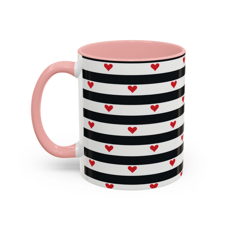 TAZA MINI DE CORAZONES ROJOS