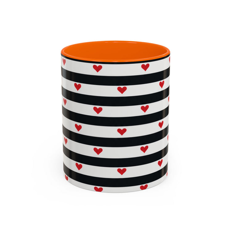 TAZA MINI DE CORAZONES ROJOS