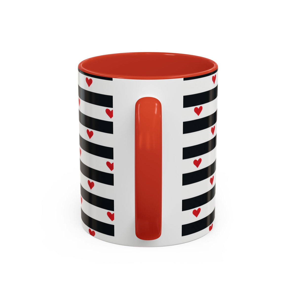 TAZA MINI DE CORAZONES ROJOS