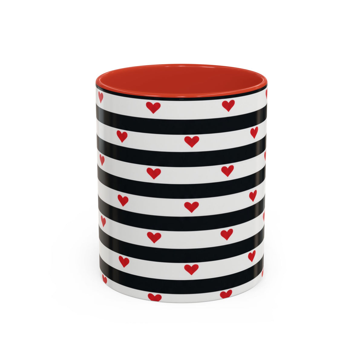 TAZA MINI DE CORAZONES ROJOS