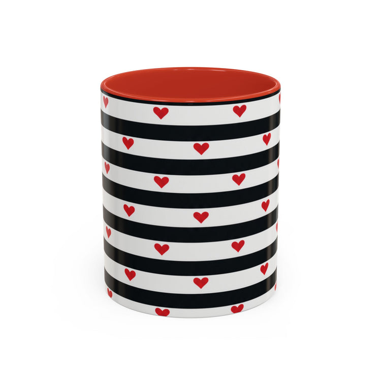 TAZA MINI DE CORAZONES ROJOS