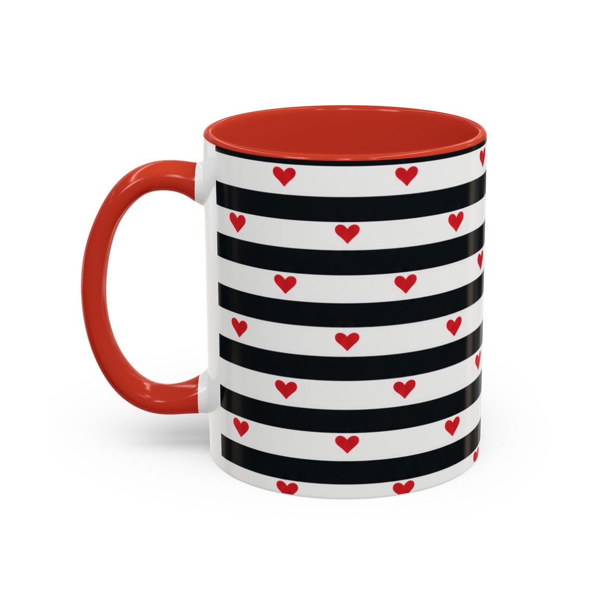 TAZA MINI DE CORAZONES ROJOS