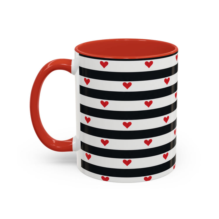 TAZA MINI DE CORAZONES ROJOS