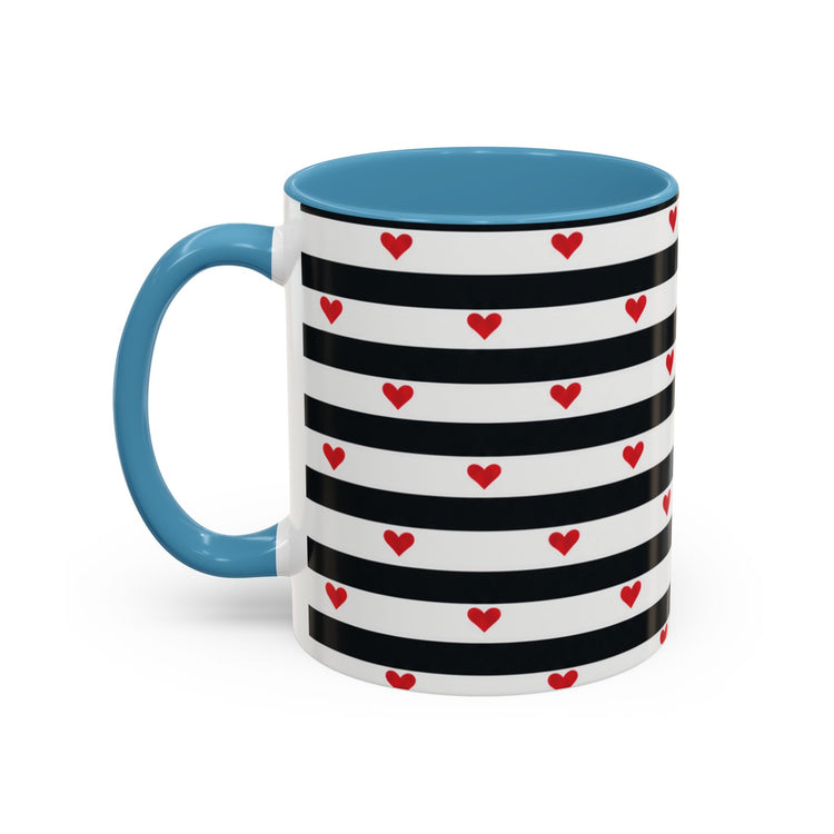 TAZA MINI DE CORAZONES ROJOS