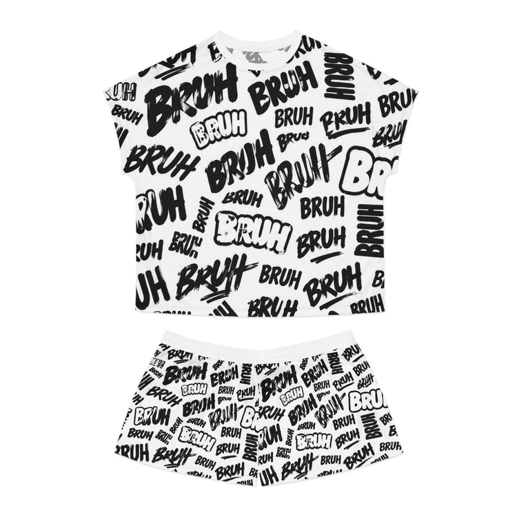 Conjunto de pijama corto para mujer (estampado completo)