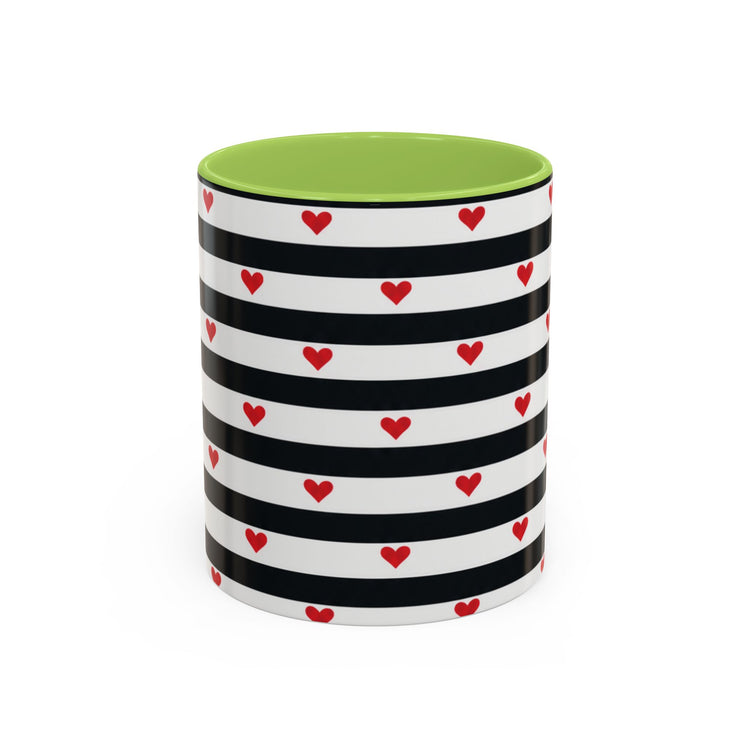 TAZA MINI DE CORAZONES ROJOS