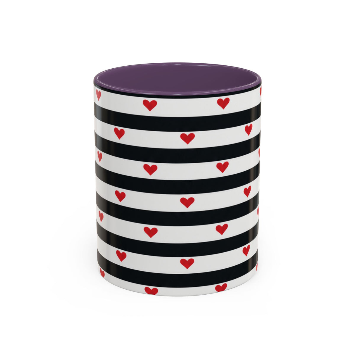 TAZA MINI DE CORAZONES ROJOS